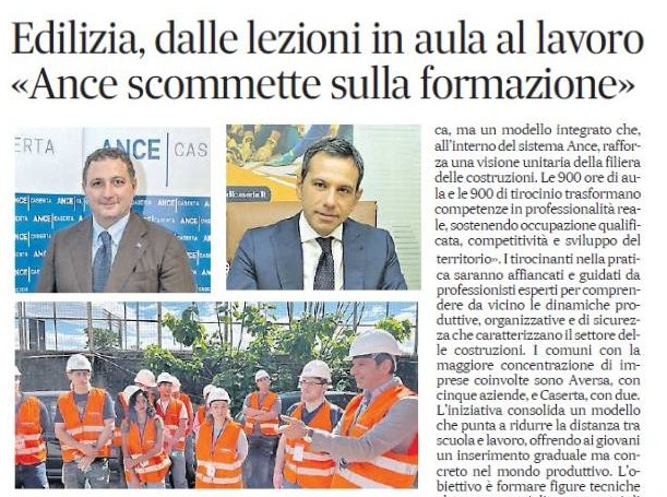Edilizia, dalle lezione in aula al lavoro - Ance scommette sulla formazione